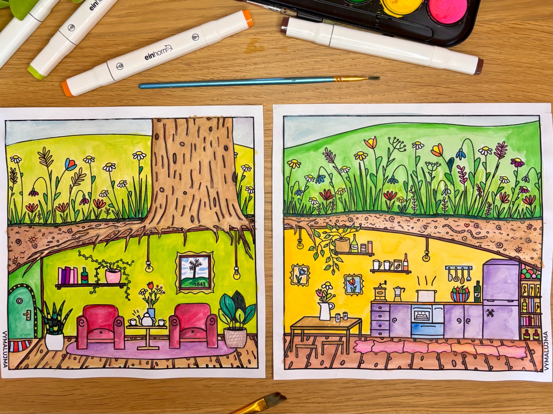 Takto krásne vyzerajú spolu vymaľované